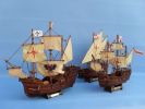Wooden Santa Maria, Nina & Pinta Model Ship Set