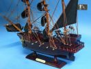 Wooden Blackbeard's Queen Anne's Revenge Model Pirate Ship 15""