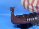 Wooden Viking Drakkar Model Boat 24""