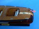 Wooden Chris Craft Runabout Model Speedboat 20""