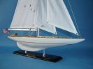 Wooden Intrepid Limited Model Sailboat Decoration 27""