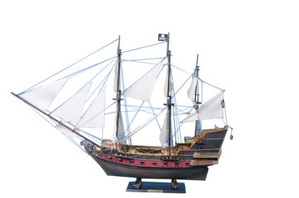 Captain Kidd's Adventure Galley Limited Model Pirate Ship 36"" - White Sails