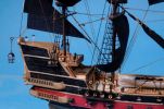 Captain Kidd's Adventure Galley Limited Model Pirate Ship 24"" - Black Sails
