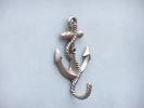 Silver Finish Anchor With Rope Hook 5""