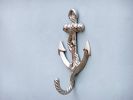 Chrome Anchor With Rope Hook 5""