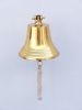 Brass Plated Hanging Harbor Bell 7""