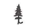 Cast Iron Pine Tree Decorative Metal Wall Hooks 6.5""