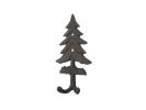 Cast Iron Pine Tree Decorative Metal Wall Hooks 6.5""