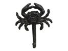 Cast Iron Wall Mounted Crab Hook 5""