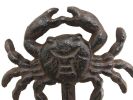 Cast Iron Wall Mounted Crab Hook 5""
