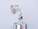 Chrome Hanging Ship's Bell 15""
