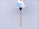 Chrome Hanging Ship's Bell 6""