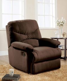 Arcadia Chocolate Microfiber Motion Recliner