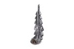 Rustic Silver Cast Iron Decorative Feather Hook 6""