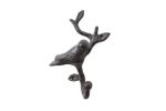 Cast Iron Decorative Bird Hook 6""