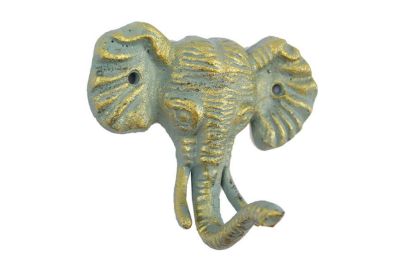 Antique Seaworn Bronze Cast Iron Elephant Hook 5""