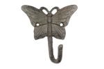Cast Iron Butterfly Hook 6""