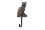 Cast Iron Cat Hook 7""