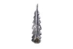 Rustic Silver Cast Iron Decorative Feather Hook 6""