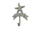 Antique Seaworn Bronze Cast Iron Starfish Beach Hook 8""