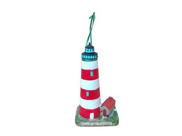 Sapelo Island Lighthouse Christmas Ornament 7""