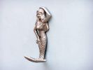 Silver Finish Mermaid Hook 6""