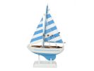 Wooden Anchors Aweigh Model Sailboat Christmas Tree Ornament