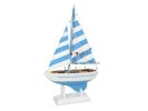 Wooden Anchors Aweigh Model Sailboat Christmas Tree Ornament