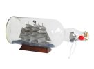 Flying Dutchman Model Ship in a Glass Bottle 11""
