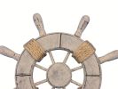 Rustic Decorative Ship Wheel 9""