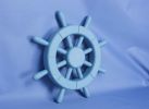 Light Blue Decorative Ship Wheel 12""