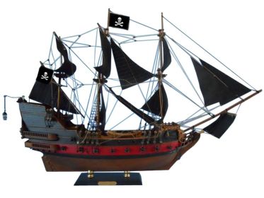 Captain Kidd's Adventure Galley Limited Model Pirate Ship 24"" - Black Sails