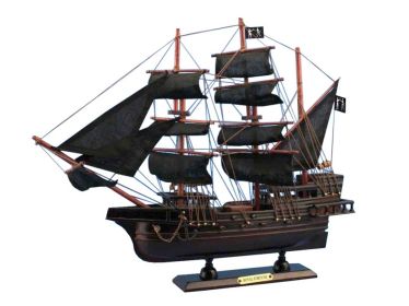 Wooden Black Bart's Royal Fortune Model Pirate Ship 15""