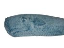 Light Blue Whitewashed Iron Whale Hook 6""