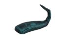 Seaworn Blue Cast Iron Whale Hook 6""
