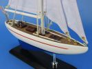 Wooden Enterprise Model Sailboat Decoration 16""