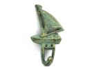 Antique Bronze Cast Iron Sailboat Hook 6""
