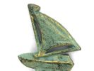 Antique Bronze Cast Iron Sailboat Hook 6""