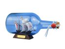 Santa Maria Model Ship in a Glass Bottle 9""