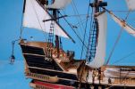 Calico Jack's The William Model Pirate Ship 36"" - White Sails