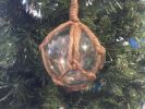 Clear Japanese Glass Ball Fishing Float Decoration Christmas Ornament 3""