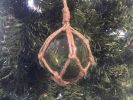 Green Japanese Glass Ball Fishing Float Decoration Christmas Ornament 3""