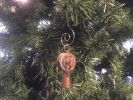 Antique Copper Titanic Engine Telegraph Christmas Ornament 5""
