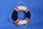 USA Decorative Lifering Christmas Ornament 10""