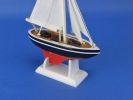 Wooden Endeavour Model Sailboat Decoration 9""